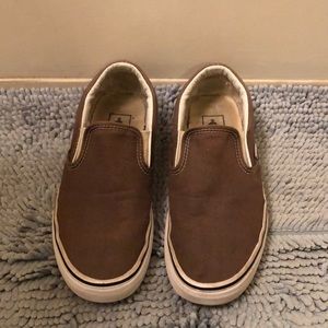 Gray Slip-on Vans